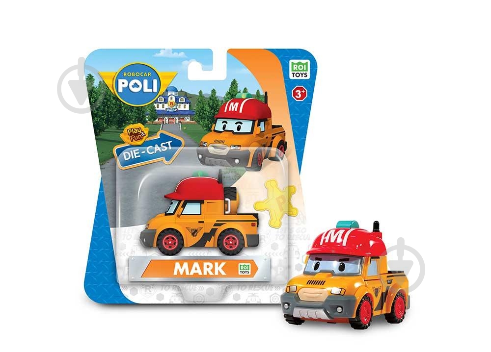 Машинка коллекционная Robocar Poli Робокар Марк Die Cast MRT-0604 - фото 1
