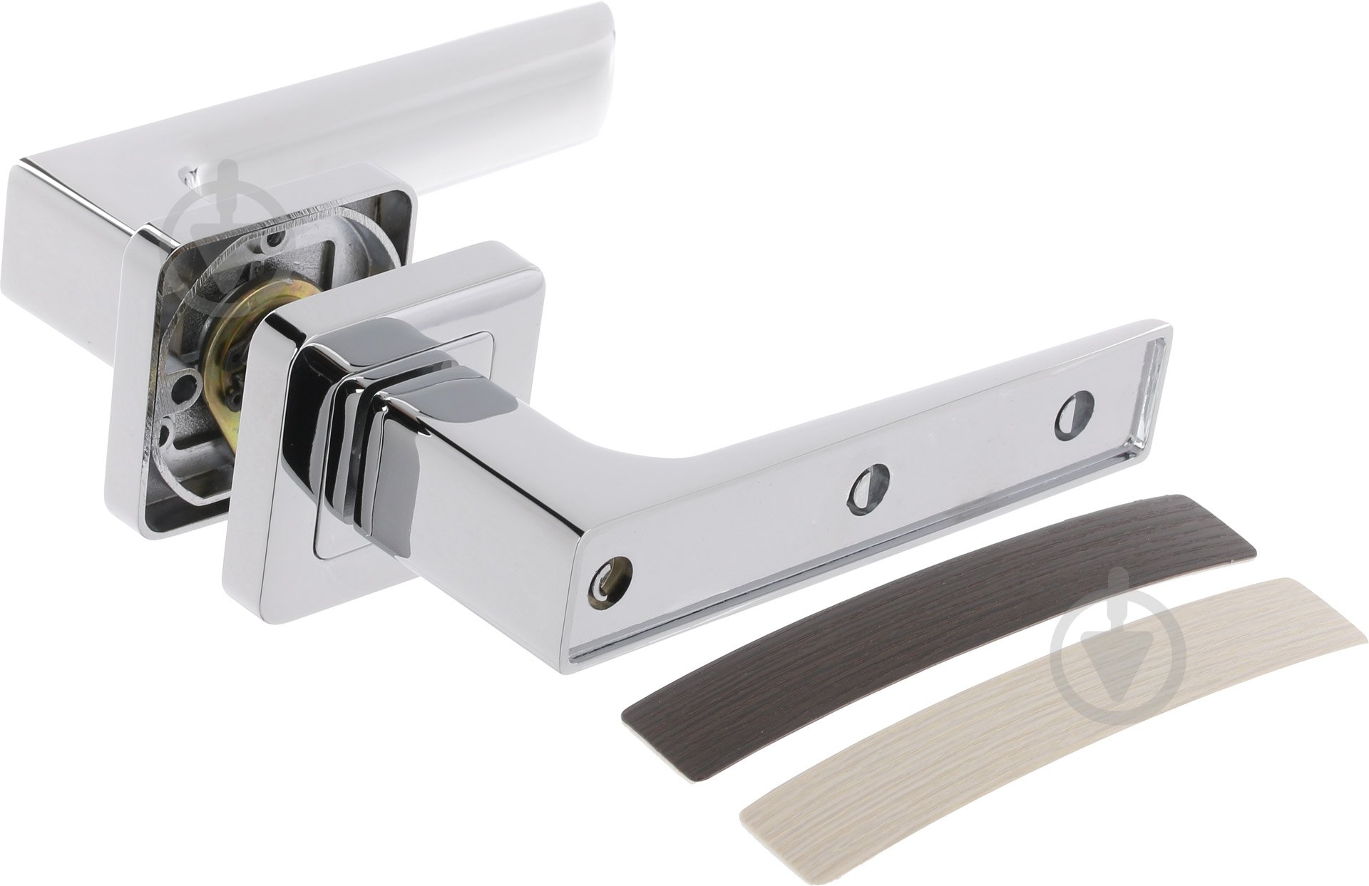 Ручка на розетці RDA insert полірований хром - фото 2 Ручка на розетці RDA insert полірований хром - фото 2