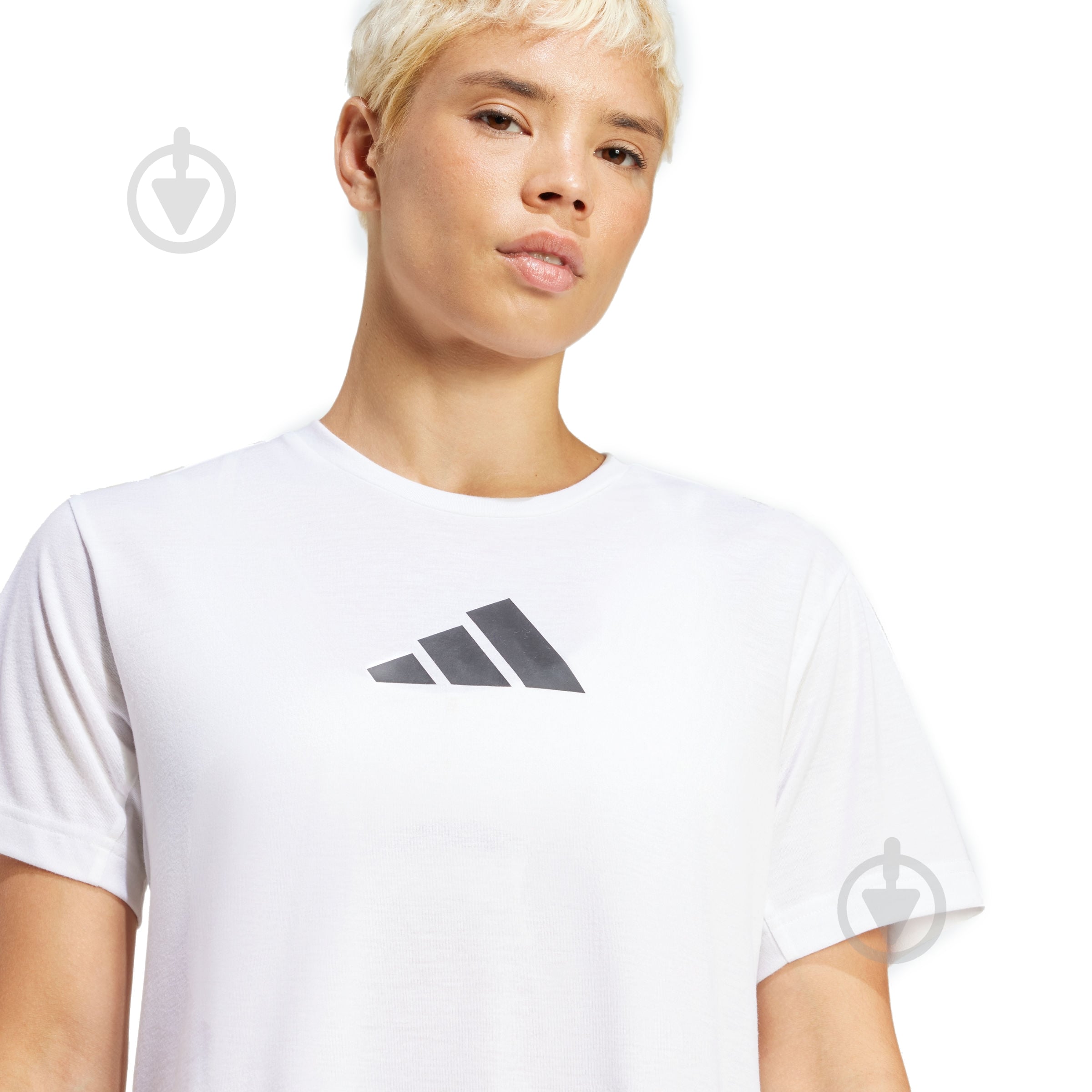 Футболка Adidas TR-ES BL TEE JG8615 р.M белый - фото 4