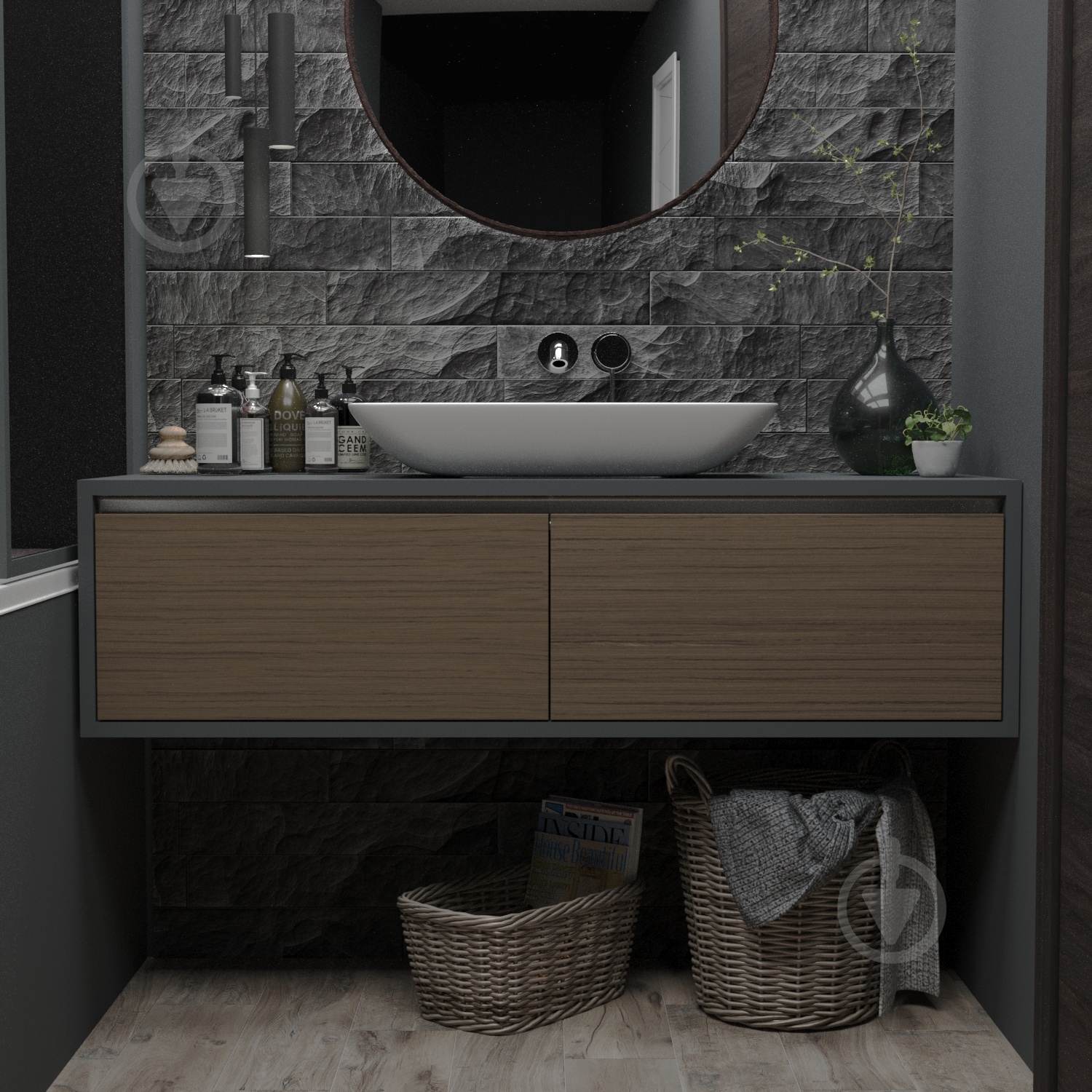 Умивальник Helmken 54059000 2 в 1: прямокутний 59 см з донним клапаном Сlick-clack, хром - фото 12 Умивальник Helmken 54059000 2 в 1: прямокутний 59 см з донним клапаном Сlick-clack, хром - фото 12