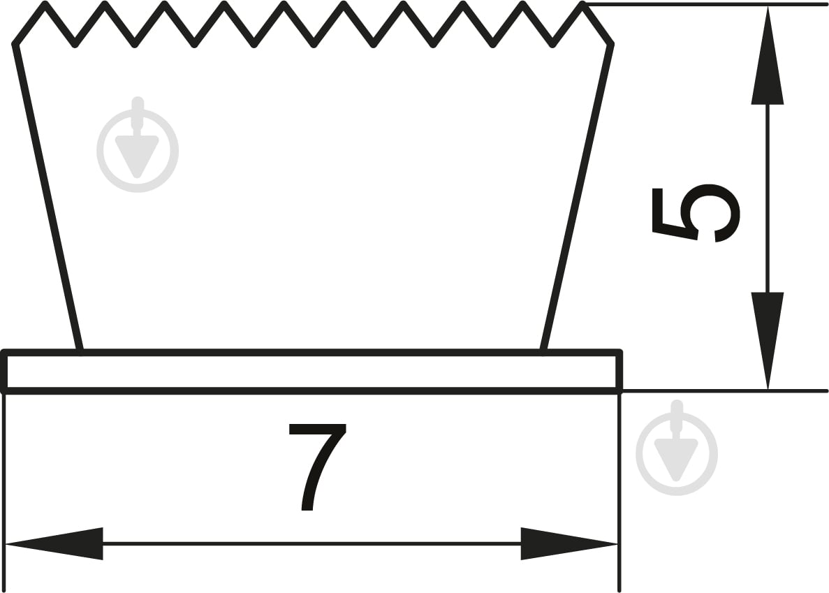 Пилозахисна щітка DC самоклеюча для шаф купе 7х5 мм, 11 м, сіра - фото 2
