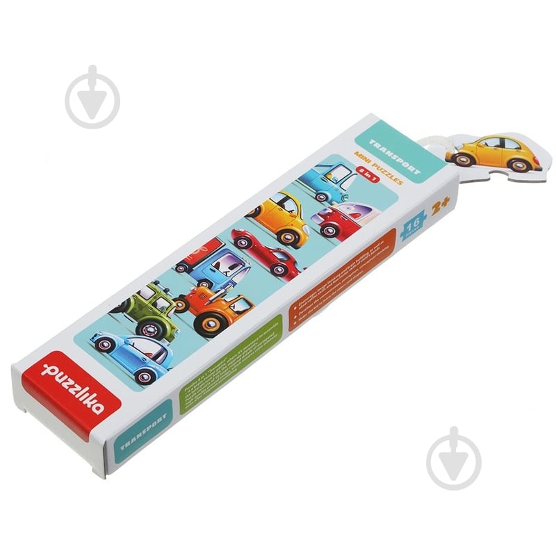 Пазлы Puzzlika 8 в 1 "Машинки" - фото 1 Пазлы Puzzlika 8 в 1 "Машинки" - фото 1