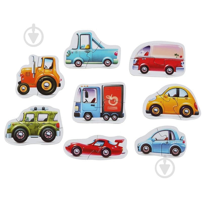 Пазлы Puzzlika 8 в 1 "Машинки" - фото 2 Пазлы Puzzlika 8 в 1 "Машинки" - фото 2