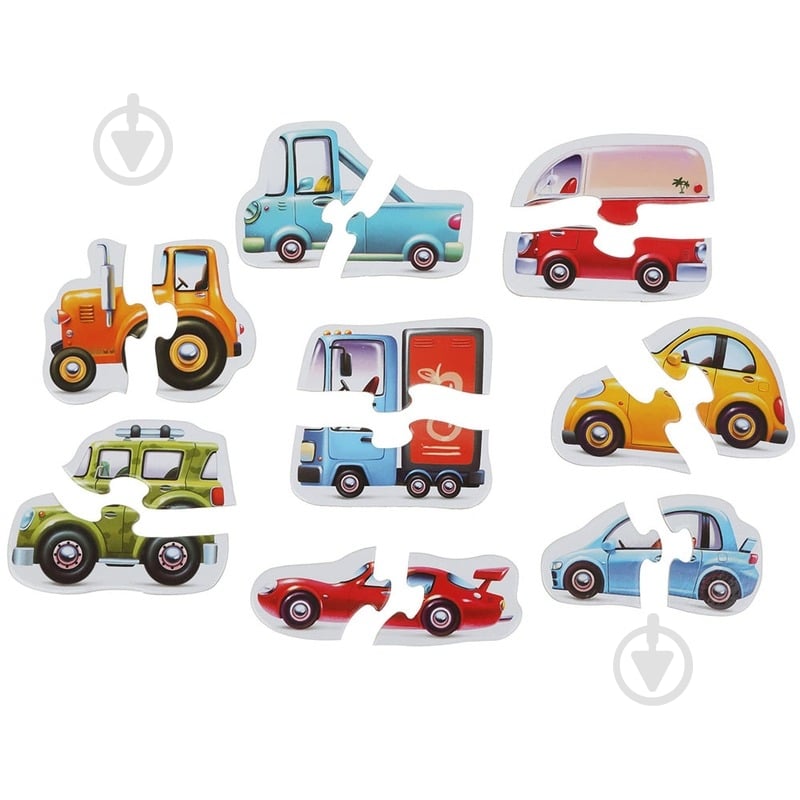 Пазлы Puzzlika 8 в 1 "Машинки" - фото 3 Пазлы Puzzlika 8 в 1 "Машинки" - фото 3