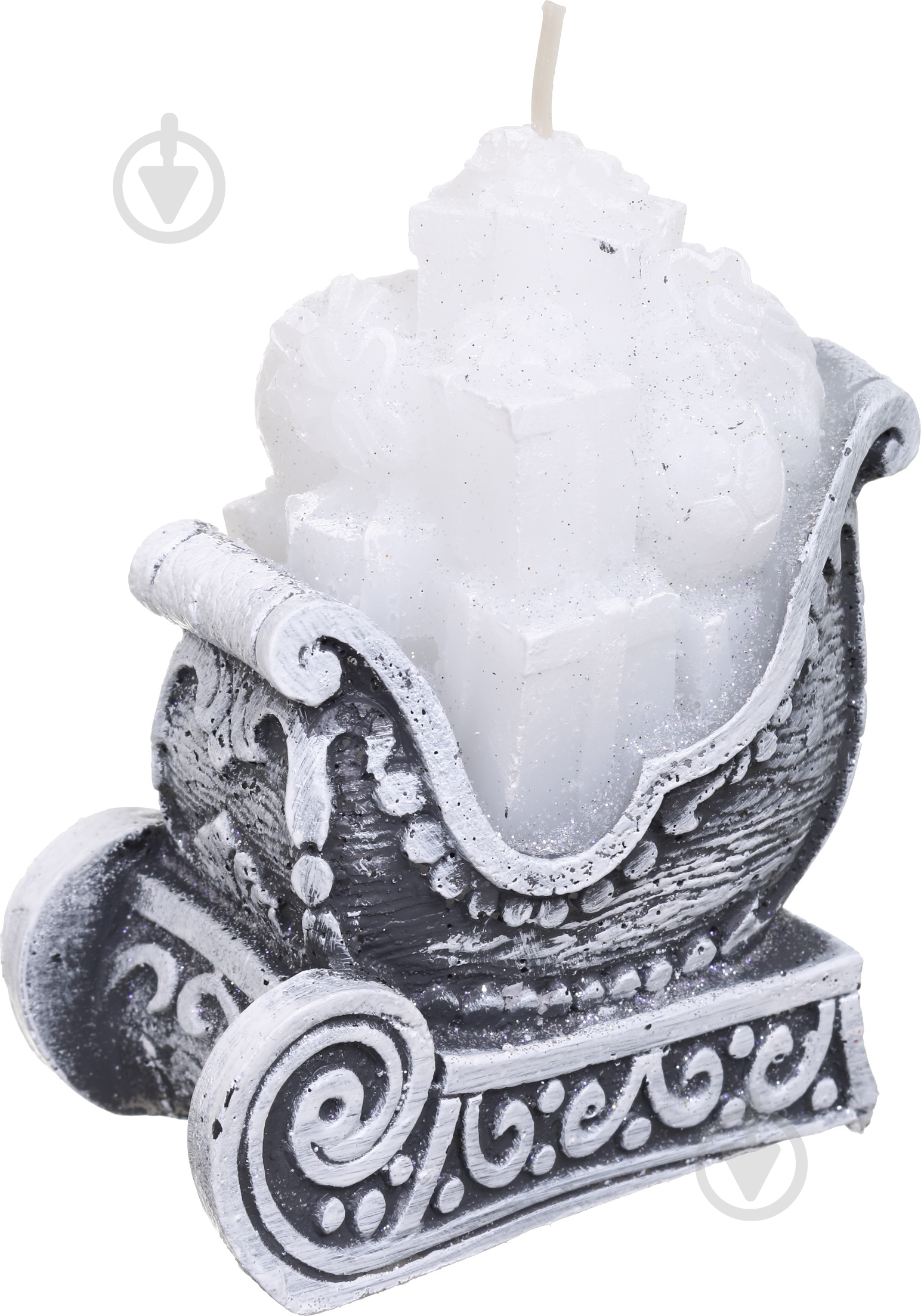 Свеча Сани с подарками 13 см Pako-If - фото 1