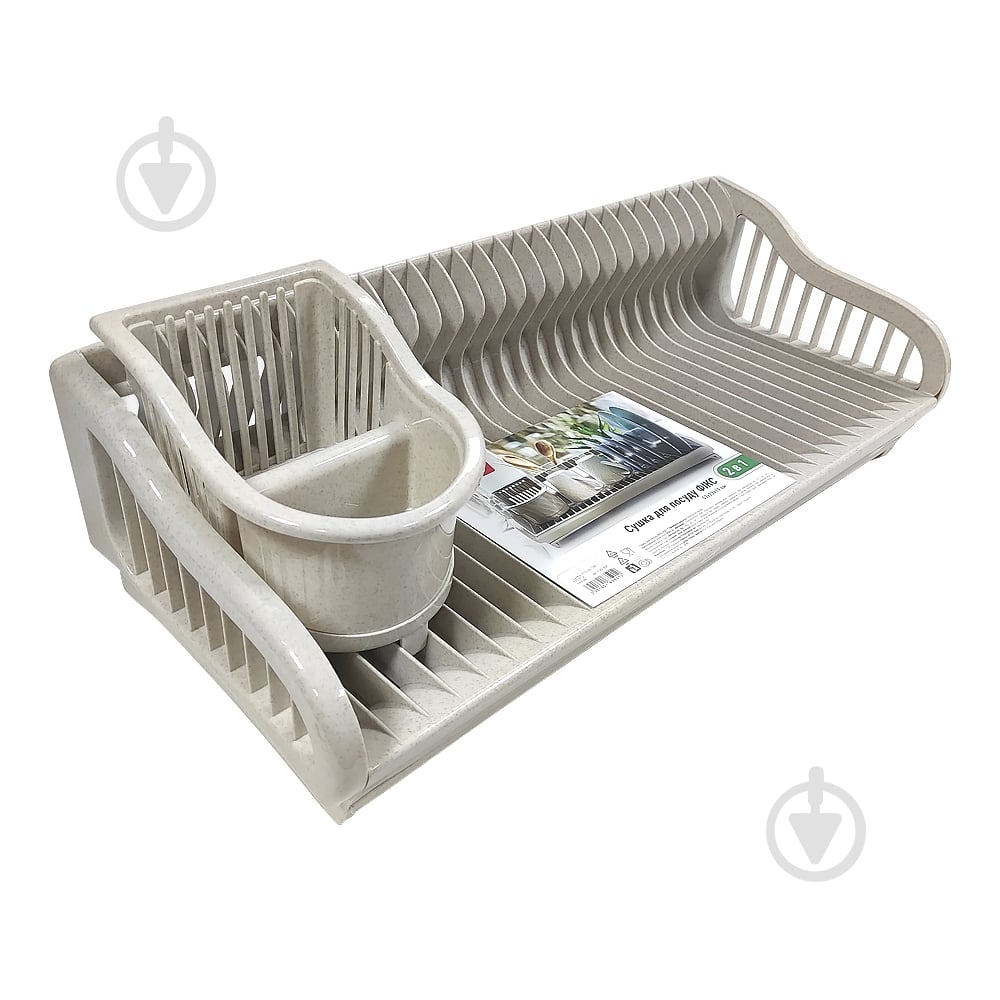 Сушилка для посуды Flamberg ФИКС 2 в 1 53,0х23,0х19,0 см - фото 2 Сушилка для посуды Flamberg ФИКС 2 в 1 53,0х23,0х19,0 см - фото 2