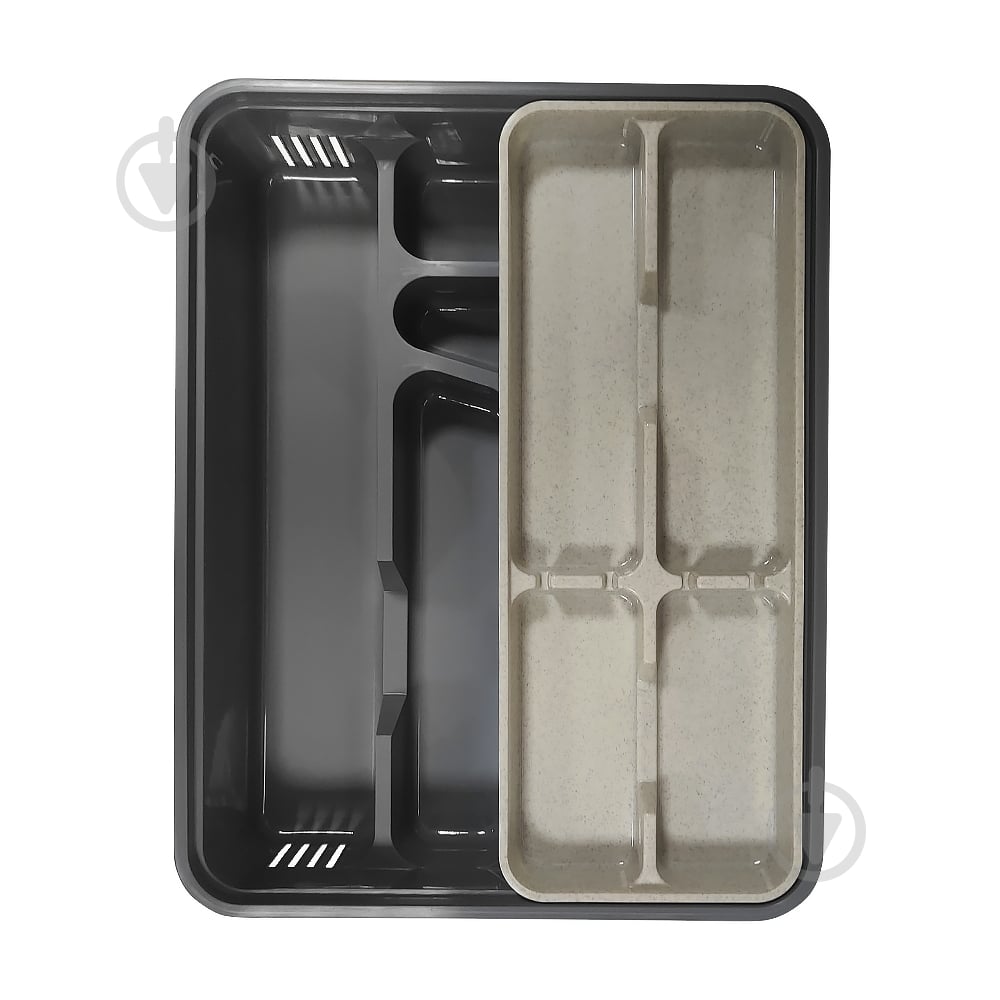 Лоток для столовых приборов Flamberg ФИКС со вставкой 39,6х30,9х7,2 см - фото 2