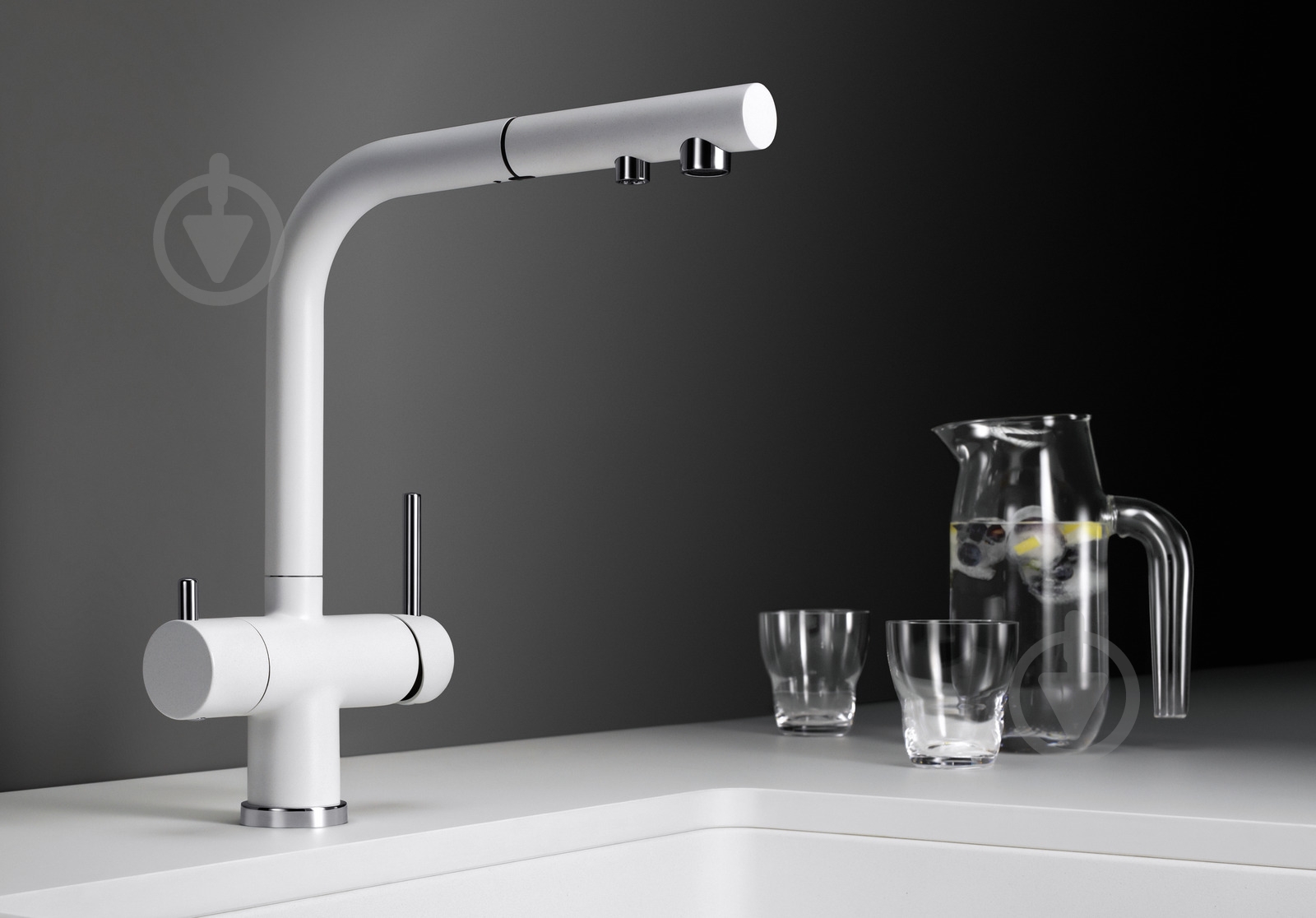 Змішувач для кухні Blanco 525200 FONTAS-S ІІ АНТРАЦИТ - фото 2 Змішувач для кухні Blanco 525200 FONTAS-S ІІ АНТРАЦИТ - фото 2