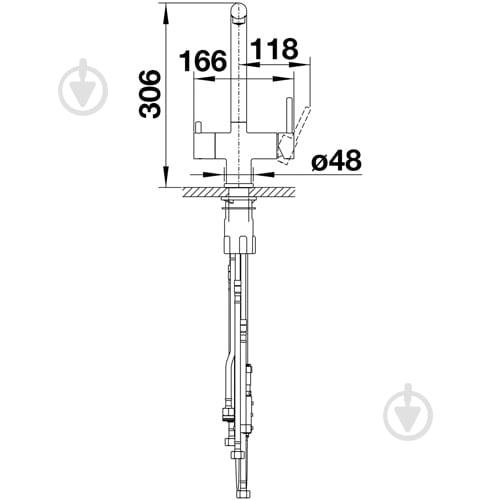 Змішувач для кухні Blanco 525200 FONTAS-S ІІ АНТРАЦИТ - фото 8 Змішувач для кухні Blanco 525200 FONTAS-S ІІ АНТРАЦИТ - фото 8