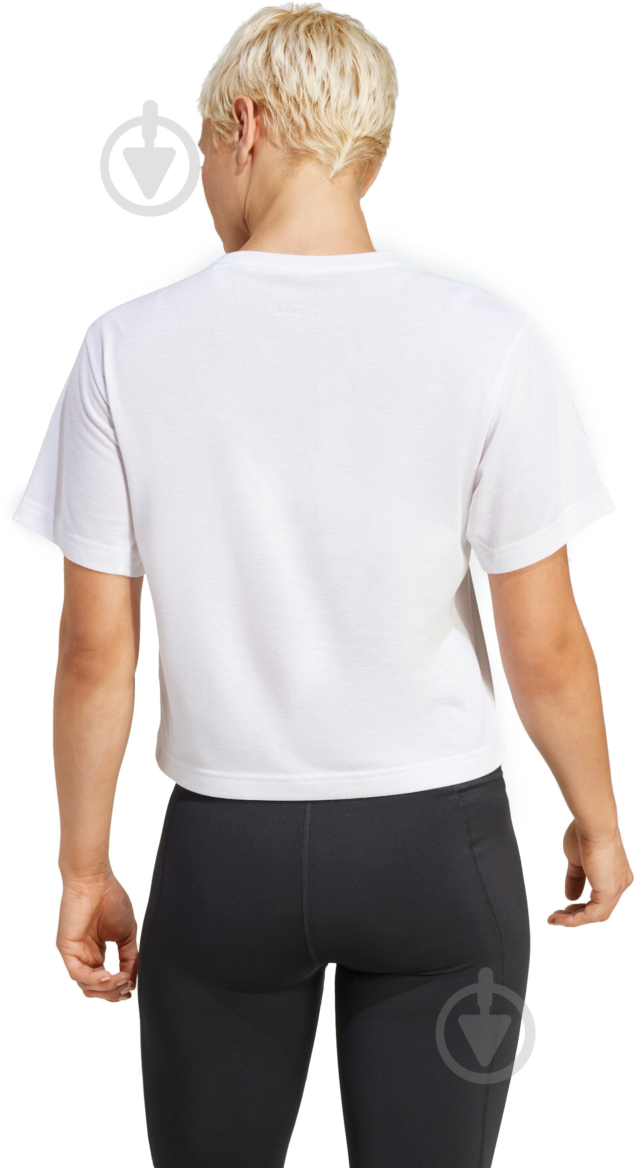 Футболка Adidas TR-ES BL TEE JG8615 р.S белый - фото 2