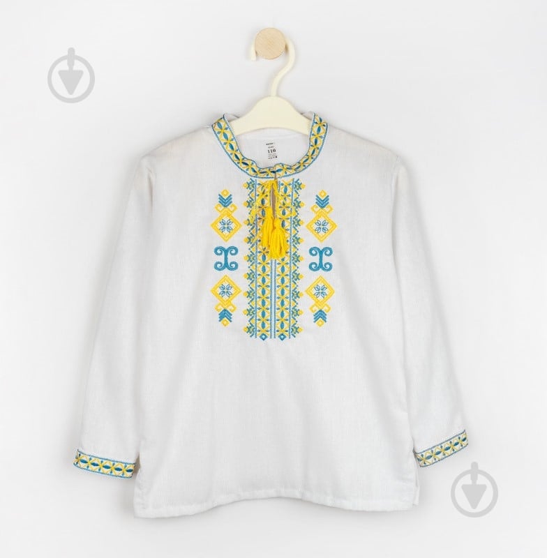 Вышиванка для мальчиков Dexter`s Cultural Stitches р.110 белый d1302-18 - фото 1 Вышиванка для мальчиков Dexter`s Cultural Stitches р.110 белый d1302-18 - фото 1