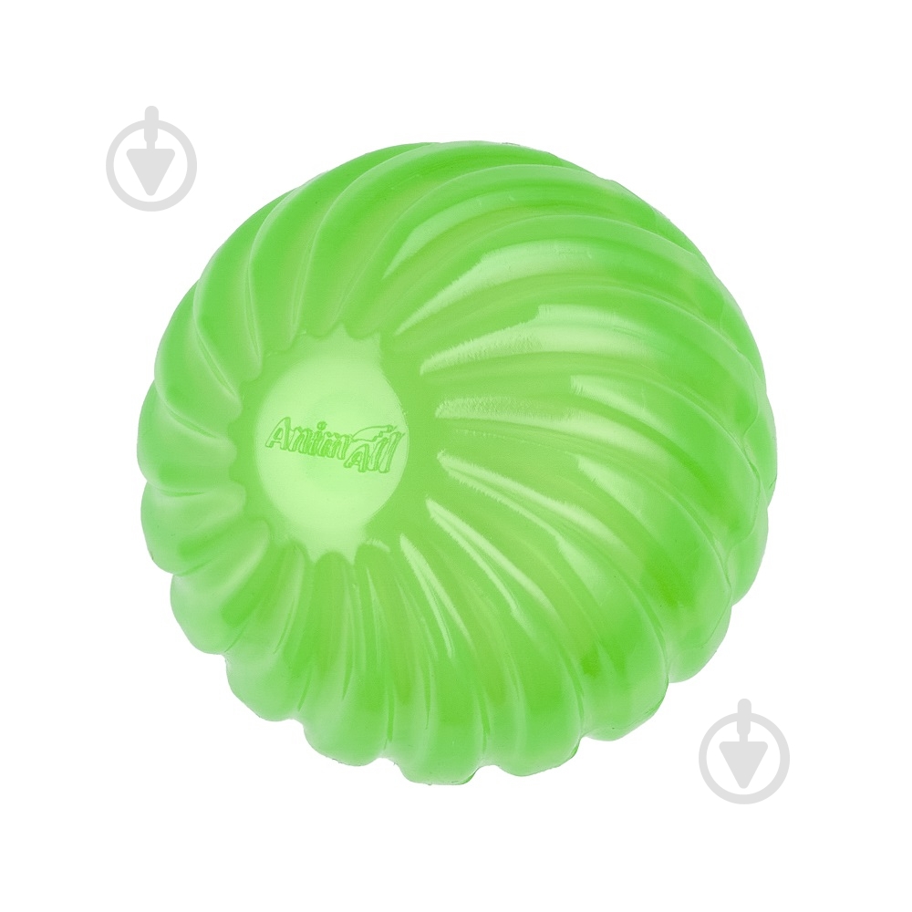 М'яч AnimAll хвиля з пискавкою 75 мм зелений (179856) - фото 1 М'яч AnimAll хвиля з пискавкою 75 мм зелений (179856) - фото 1