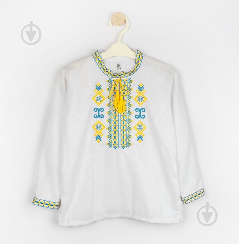 Вышиванка для мальчиков Dexter`s Cultural Stitches р.122 белый d1302-18 - фото 1 Вышиванка для мальчиков Dexter`s Cultural Stitches р.122 белый d1302-18 - фото 1