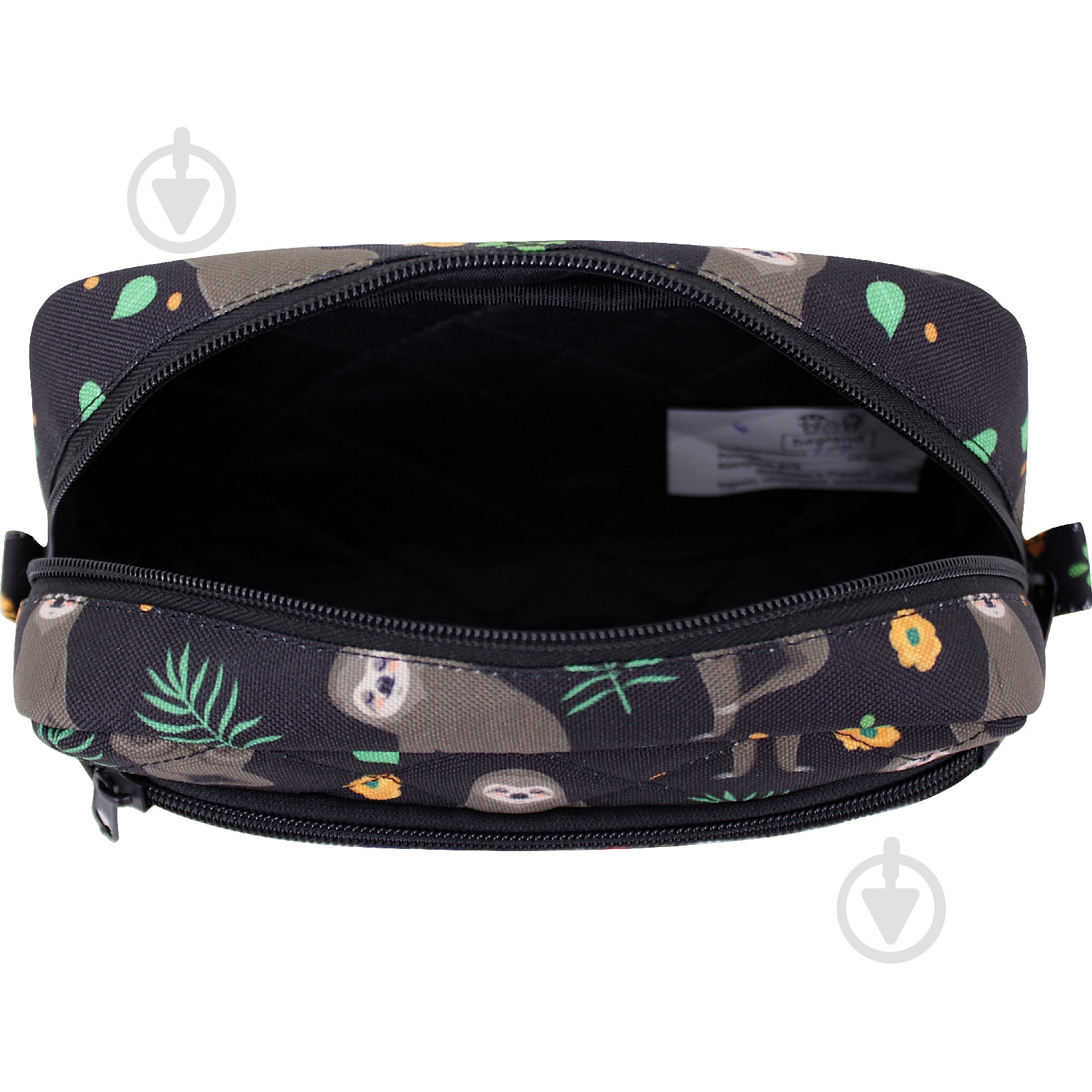 Косметичка Bagland Ленивцы 1,7 л черный суб.874 (717664) - фото 4 Косметичка Bagland Ленивцы 1,7 л черный суб.874 (717664) - фото 4