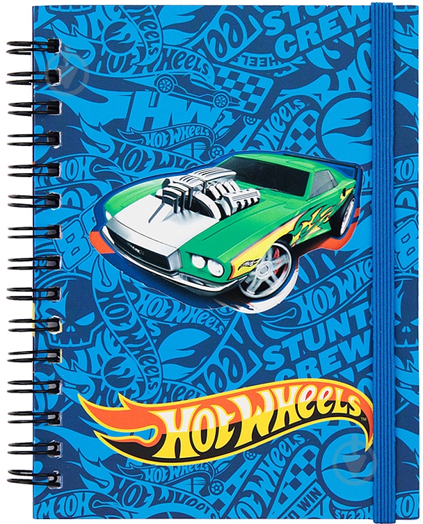 Блокнот Hot Wheels 80 л. А6 HW KITE - фото 1