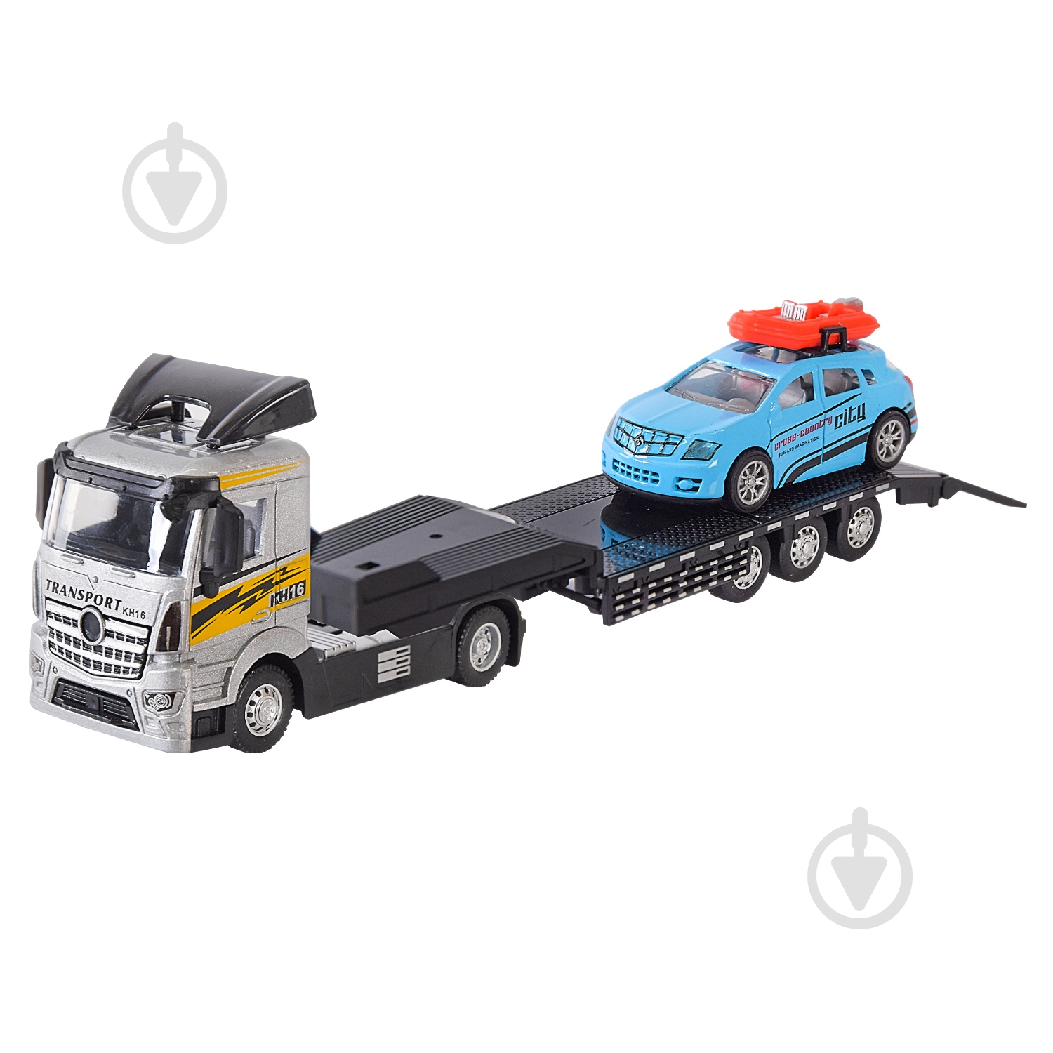 Автомобиль Автопром Трейлер 1:43 AP7502 - фото 4