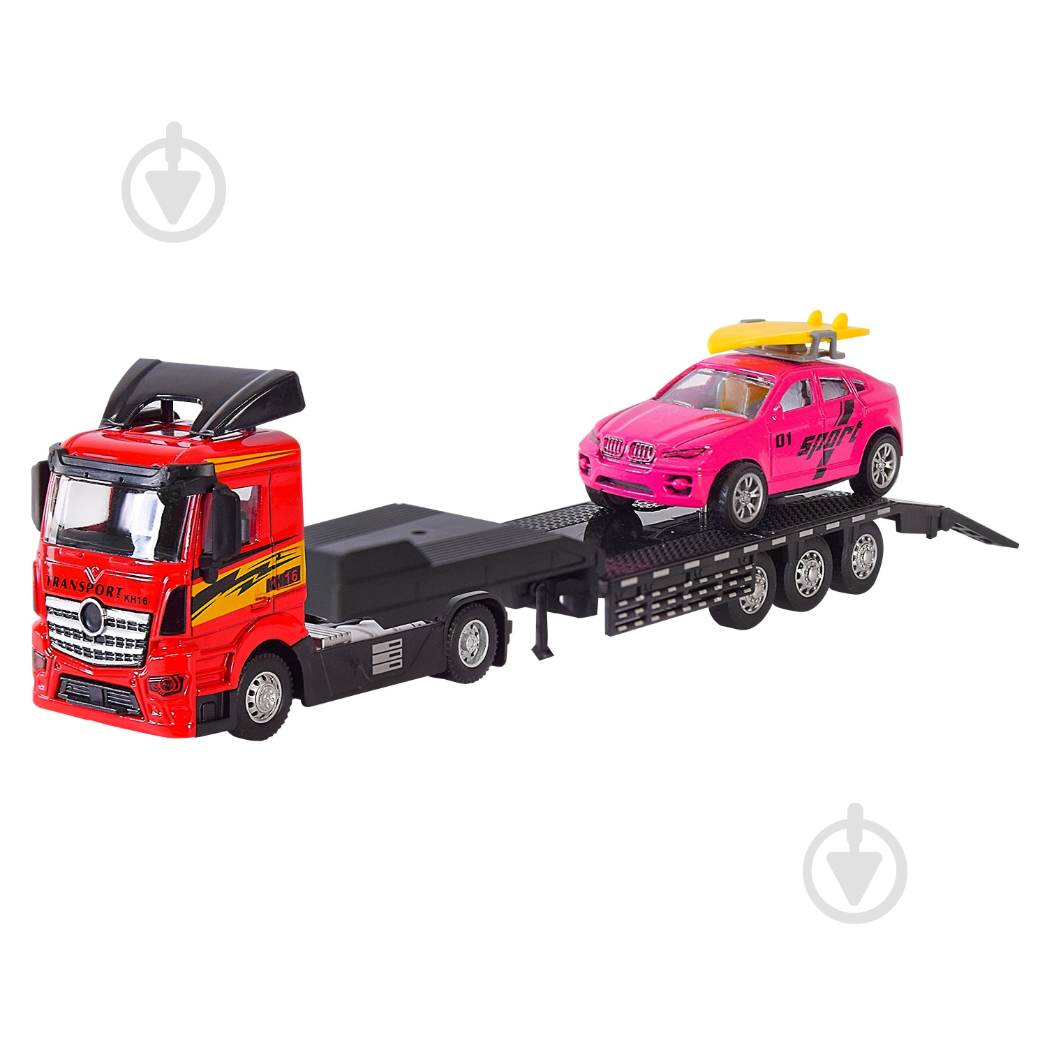 Автомобиль Автопром Трейлер 1:43 AP7502 - фото 3