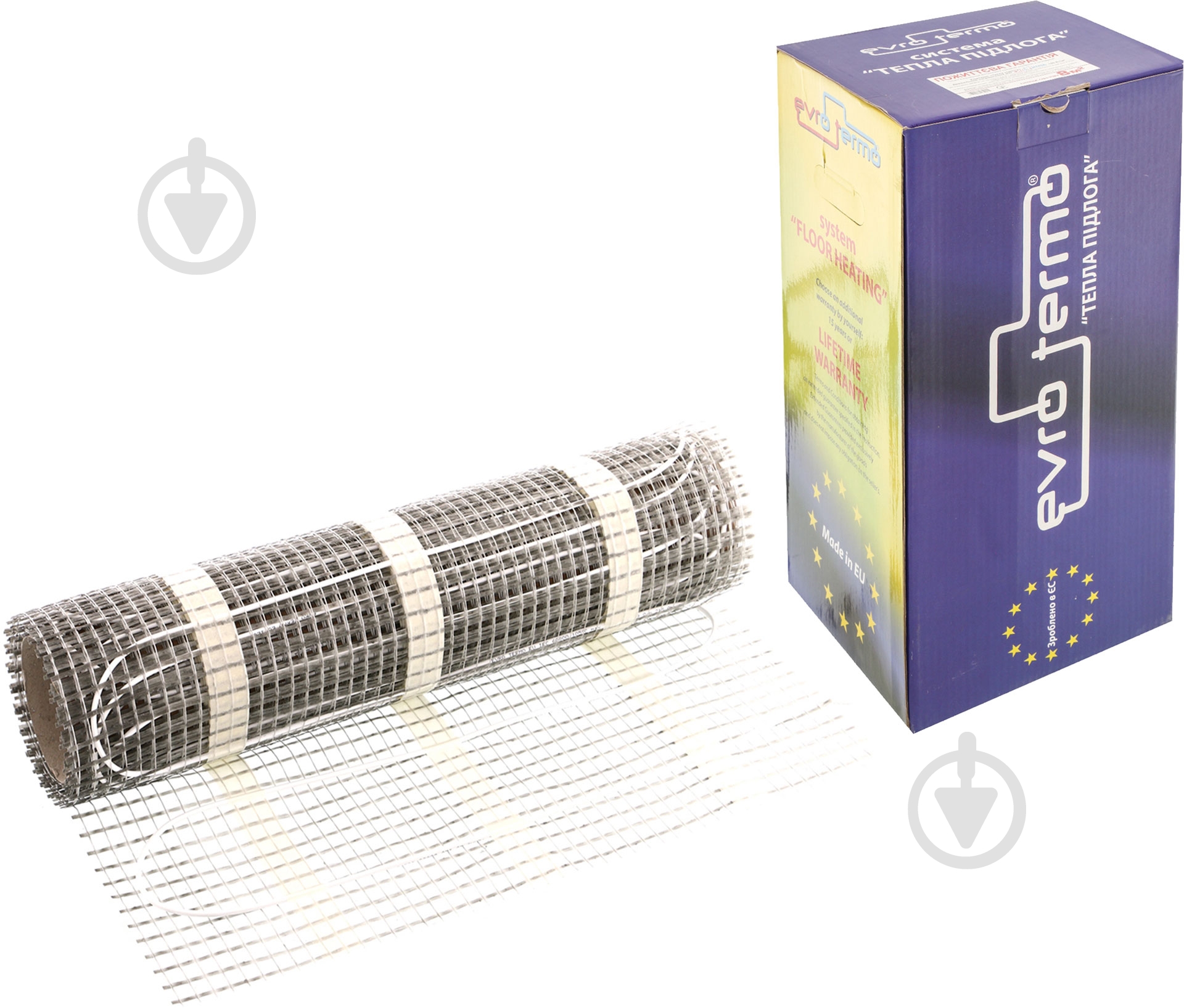 Нагрівальний мат Evro-Termo 1200 Вт, 8 кв. м. - фото 1