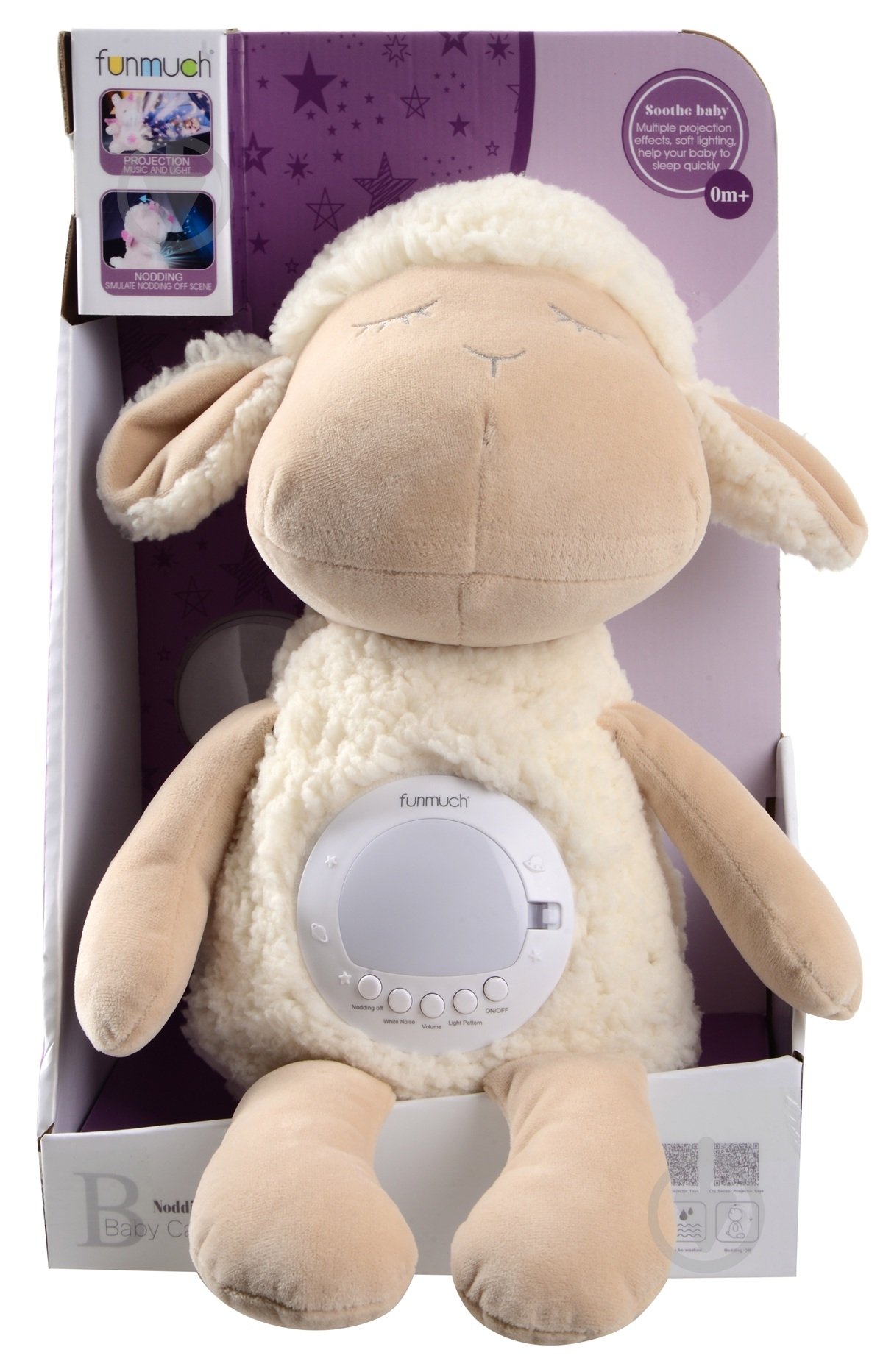 Нічник Funmuch Овечка з функцією колисання різнокольоровий FM666-78 - фото 1