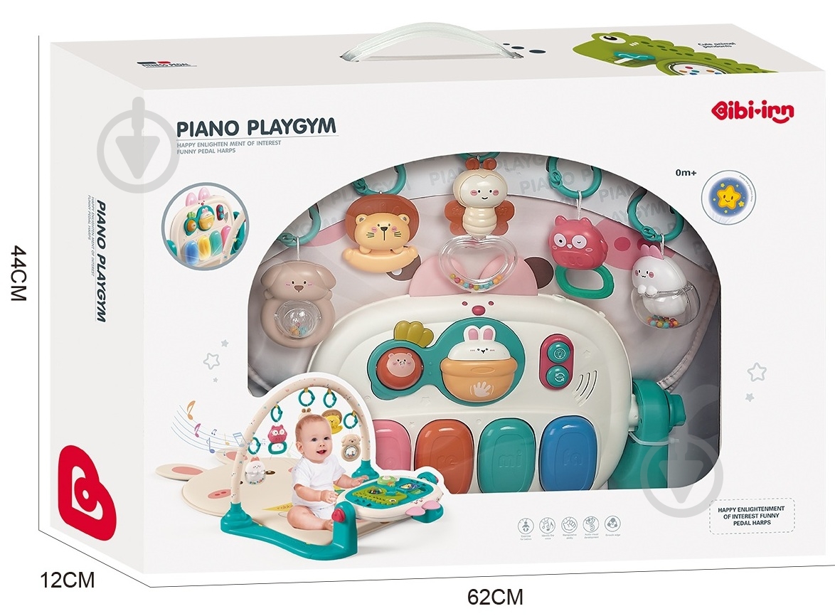 Развивающий коврик BIBI-INN с пианино 6050 - фото 2