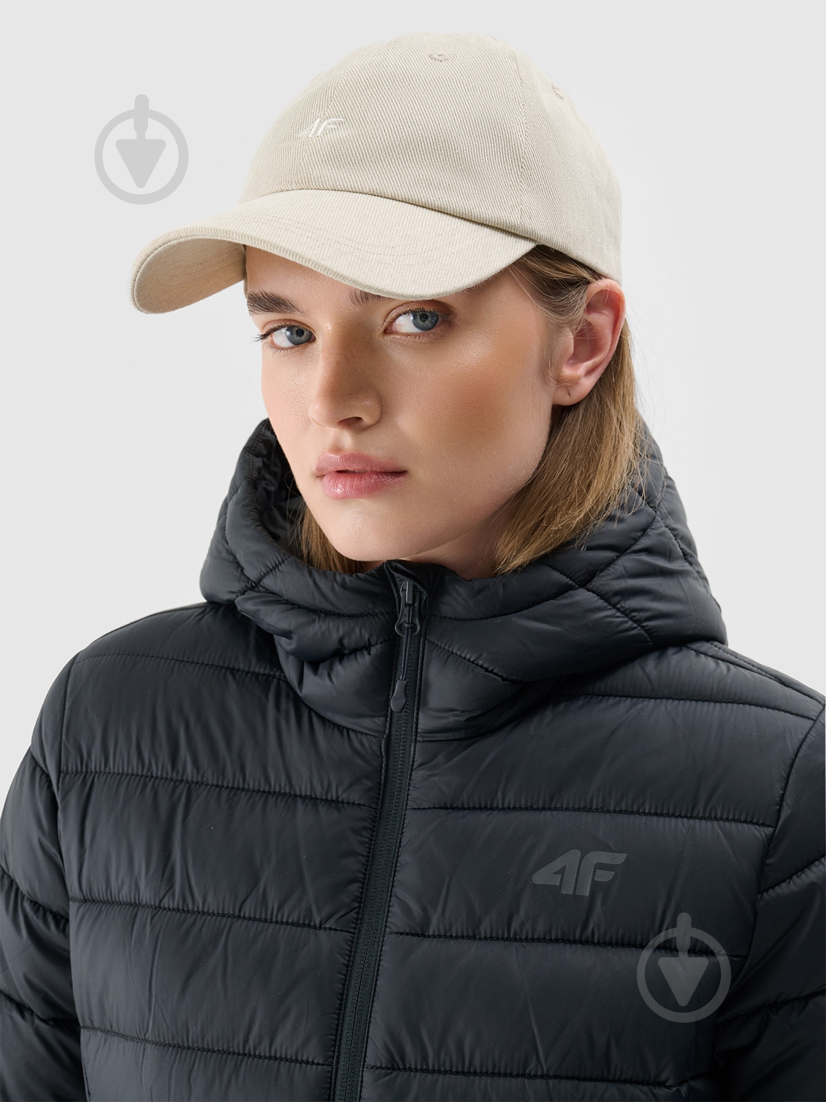 Куртка жіноча демісезонна 4F DOWN JACKET F468 4FWAW24TDJAF468-20S р.XL чорна - фото 2