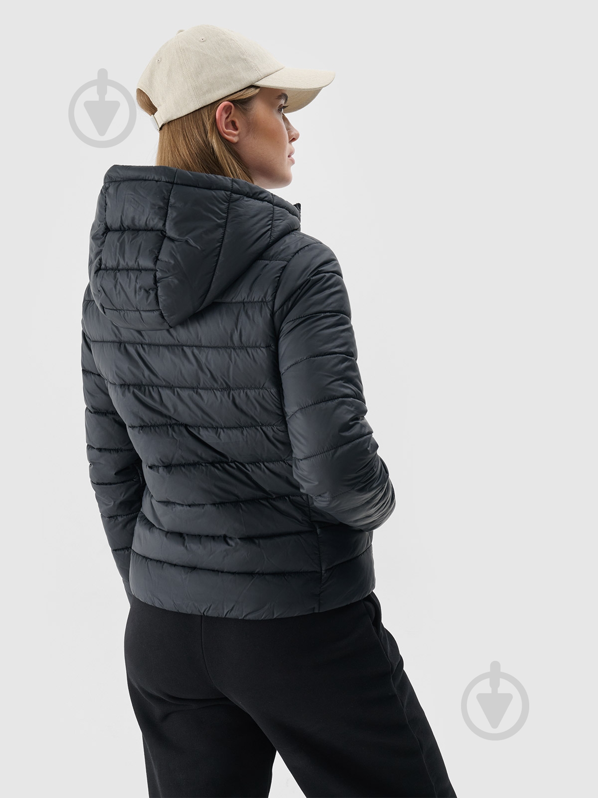 Куртка жіноча демісезонна 4F DOWN JACKET F468 4FWAW24TDJAF468-20S р.XL чорна - фото 4