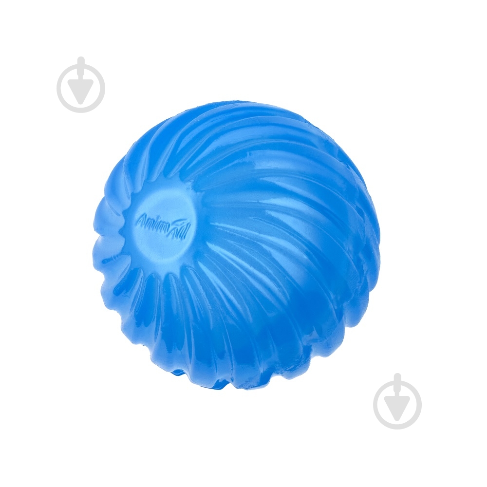 Мяч AnimAll волна с пищалкой 65 мм синий (179864) - фото 1