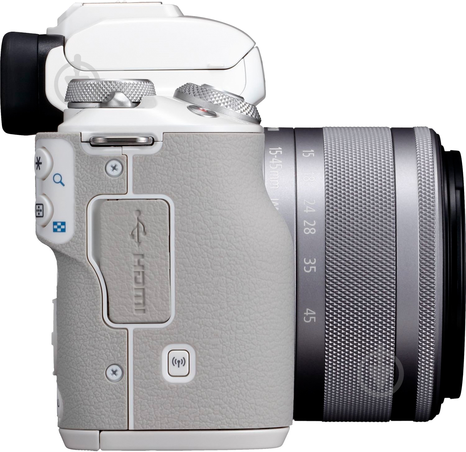 Фотокамера Canon EOS M50 + 15-45 IS STM KIT white (2681C057) - фото 6