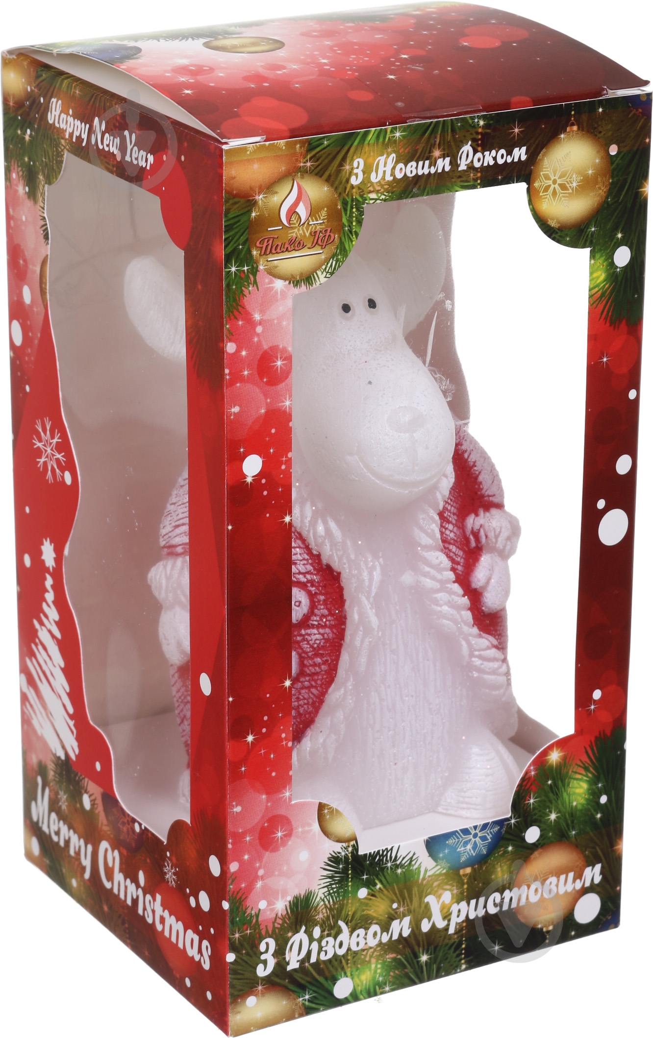 Свеча LED Лось Рудольф 280 г Pako-If - фото 3