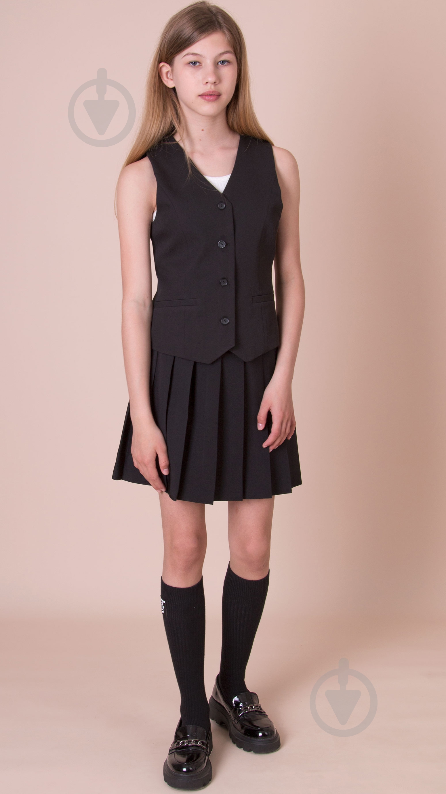 Жилет Mevis р.152 черный Арт. 5195 - фото 1