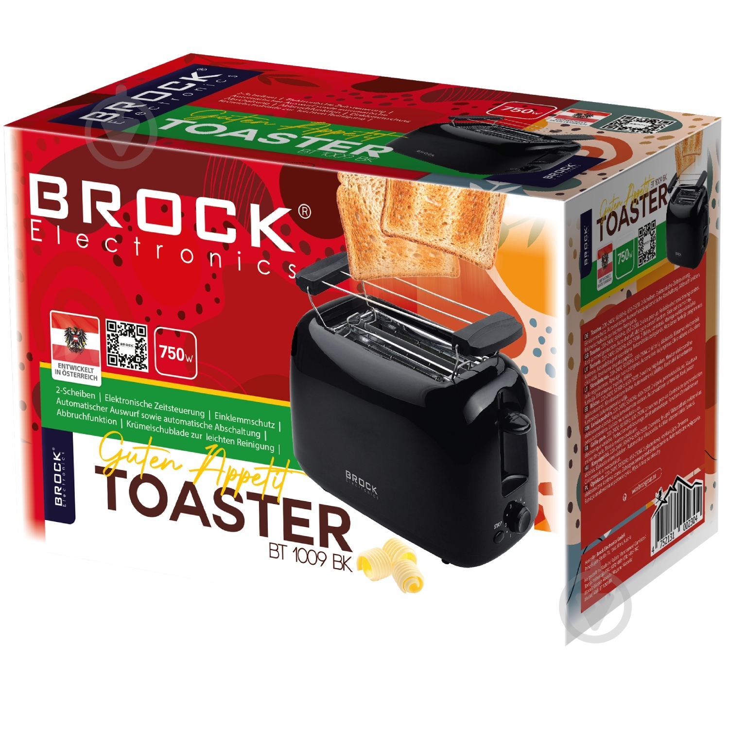 Тостер Brock BT 1009 BK - фото 2