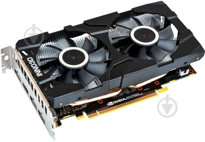 Видеокарта Inno3D GeForce GTX 1650 4GB GDDR5 128bit (N16502-04D5X-1510VA25) - фото 1 Видеокарта Inno3D GeForce GTX 1650 4GB GDDR5 128bit (N16502-04D5X-1510VA25) - фото 1