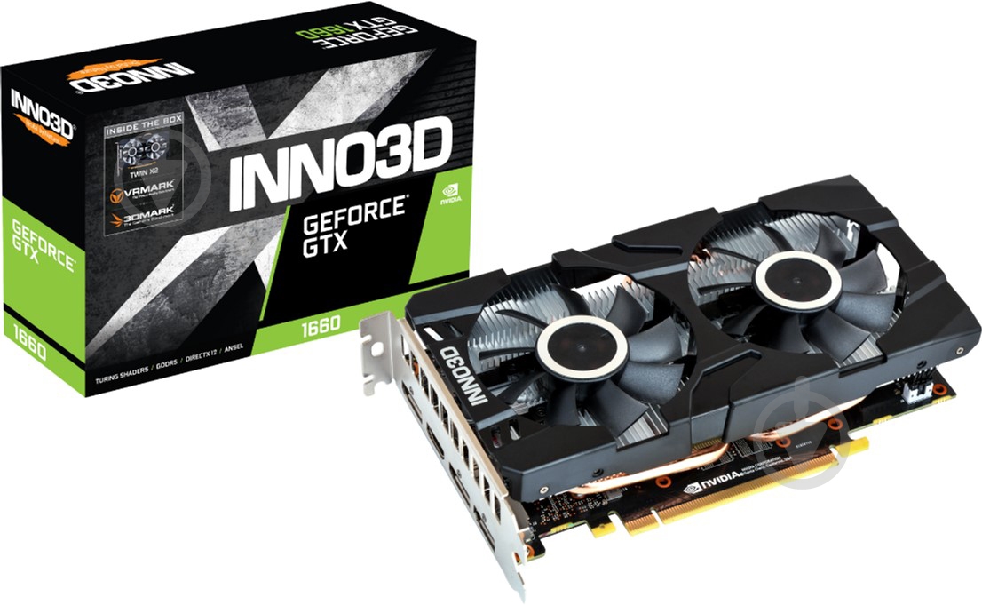 Видеокарта Inno3D GeForce GTX 1650 4GB GDDR5 128bit (N16502-04D5X-1510VA25) - фото 2 Видеокарта Inno3D GeForce GTX 1650 4GB GDDR5 128bit (N16502-04D5X-1510VA25) - фото 2