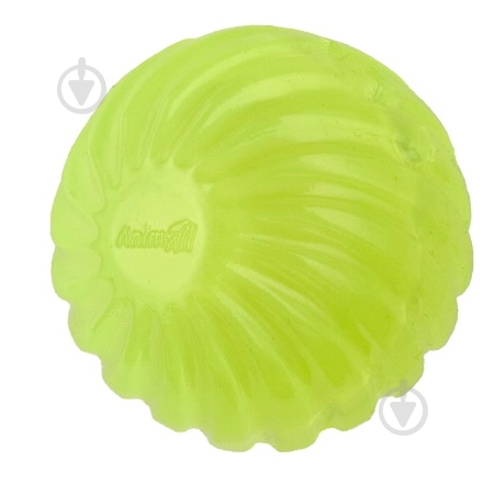 М'яч AnimAll Хвиля з пискавкою 35 мм жовтий (179869) - фото 1