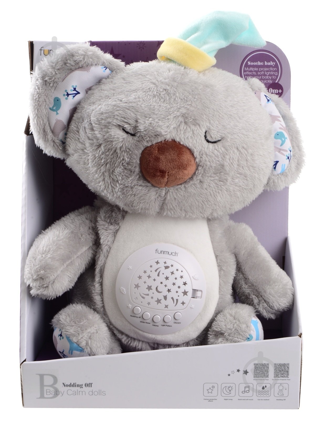 Нічник Funmuch Коала з функцією колисання різнокольоровий FM666-76 - фото 1 Нічник Funmuch Коала з функцією колисання різнокольоровий FM666-76 - фото 1