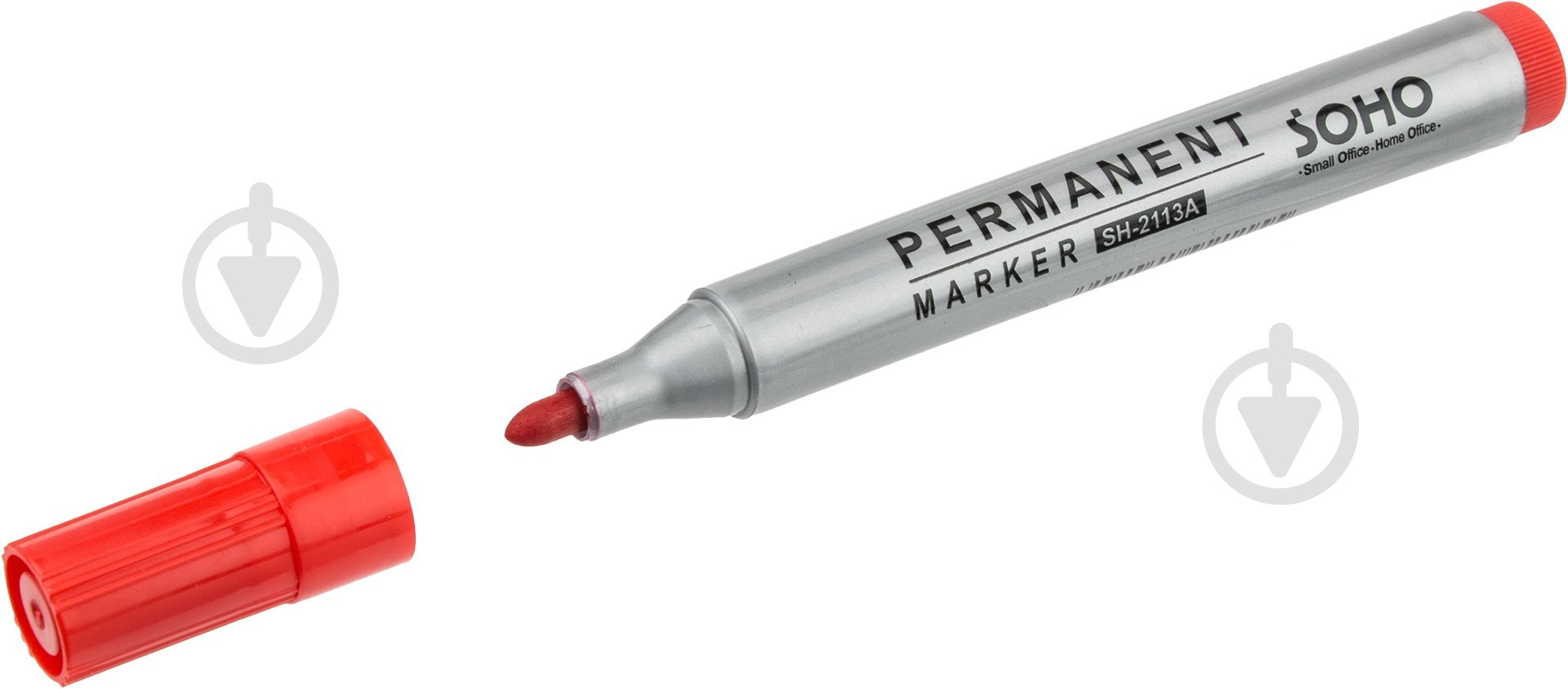 Маркер перманентный Soho 2 мм красный - фото 1