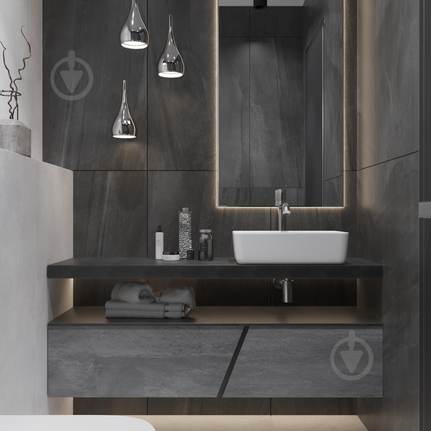 Умывальник Helmken 67448000 3 в 1: прямоугольный 48 см, с сифоном и донным клапаном Сlick-clack, хром - фото 8 Умывальник Helmken 67448000 3 в 1: прямоугольный 48 см, с сифоном и донным клапаном Сlick-clack, хром - фото 8