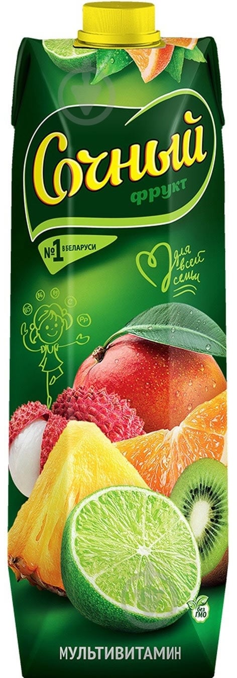 Нектар Сочный Мультивитамин 1л - фото 1 Нектар Сочный Мультивитамин 1л - фото 1