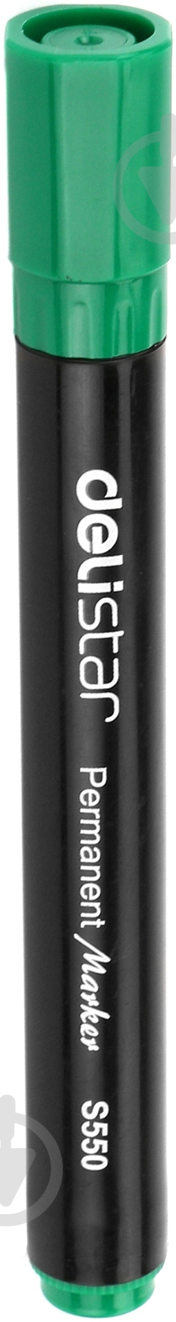 Маркер перманентный Deli 2 мм S550 зеленый - фото 2 Маркер перманентный Deli 2 мм S550 зеленый - фото 2