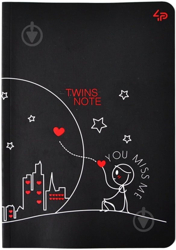 Блокнот Twins series miss you А5 40 лист. Profiplan - фото 1