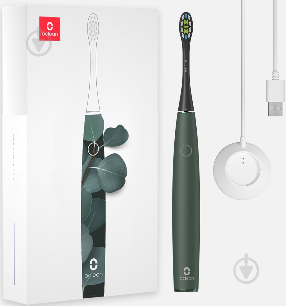 Зубная щетка Oclean Air 2 Electric Toothbrush Green - фото 2