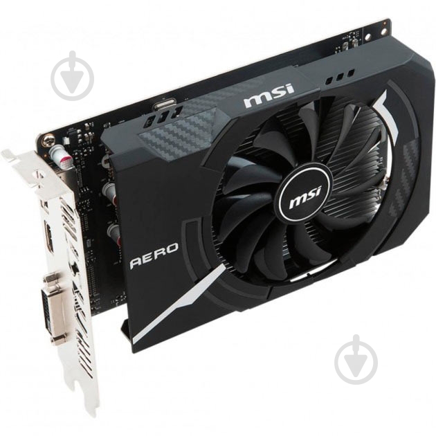 Видеокарта MSI GeForce GTX 1050 Ti 4GB GDDR5 128bit (GTX 1050 Ti AERO ITX 4G O) - фото 3 Видеокарта MSI GeForce GTX 1050 Ti 4GB GDDR5 128bit (GTX 1050 Ti AERO ITX 4G O) - фото 3