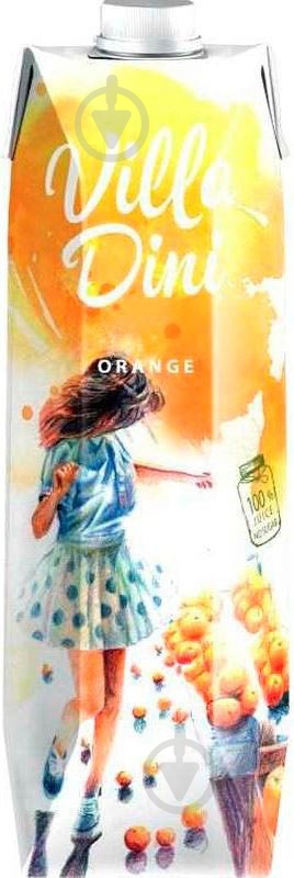 Сок Villa Dini Апельсиновый 1л - фото 1