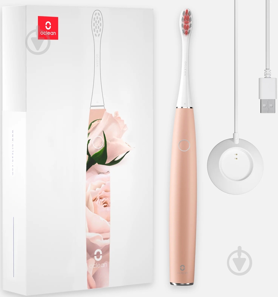 Зубная щетка Oclean Air 2 Electric Toothbrush Pink - фото 6 Зубная щетка Oclean Air 2 Electric Toothbrush Pink - фото 6