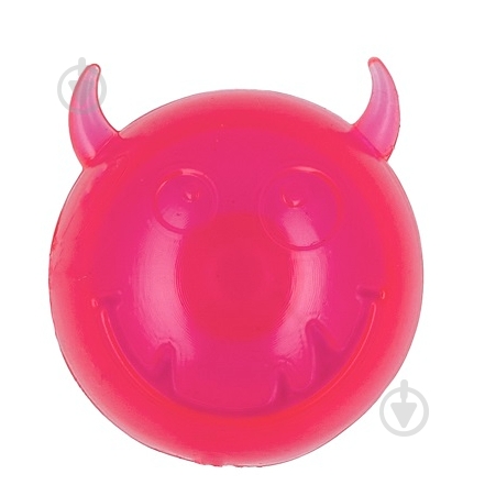 М'яч AnimAll Чортик з пискавкою 45 мм рожевий (182659) - фото 1 М'яч AnimAll Чортик з пискавкою 45 мм рожевий (182659) - фото 1