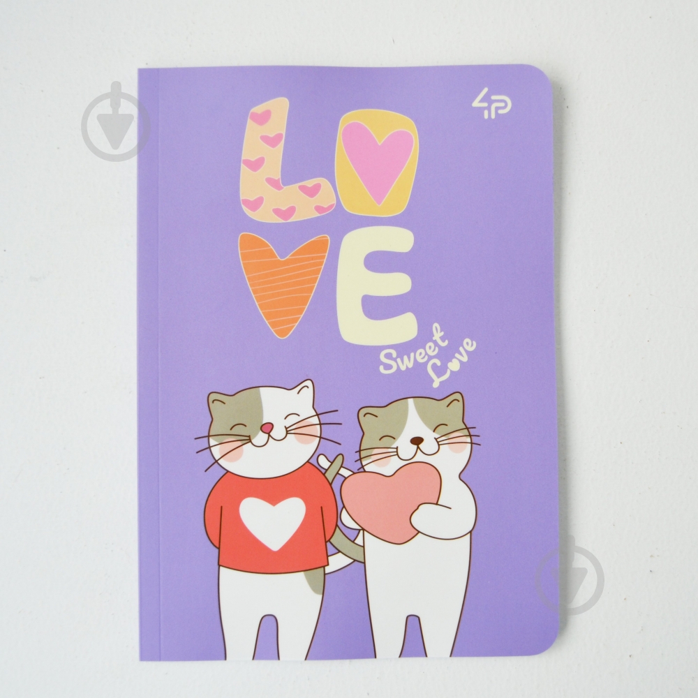 Блокнот Sweet love note cats А6 40 лист. Profiplan - фото 2