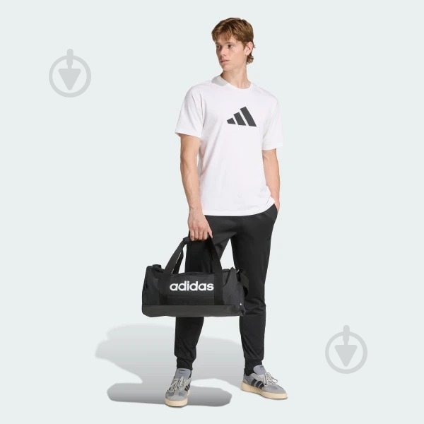 Сумка Adidas LINEAR DUFFEL S JE8343 24 л чорний - фото 7