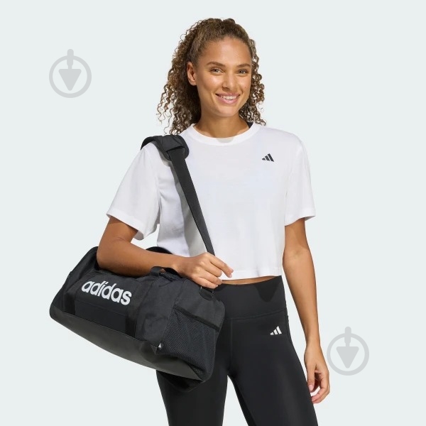 Сумка Adidas LINEAR DUFFEL S JE8343 24 л чорний - фото 8