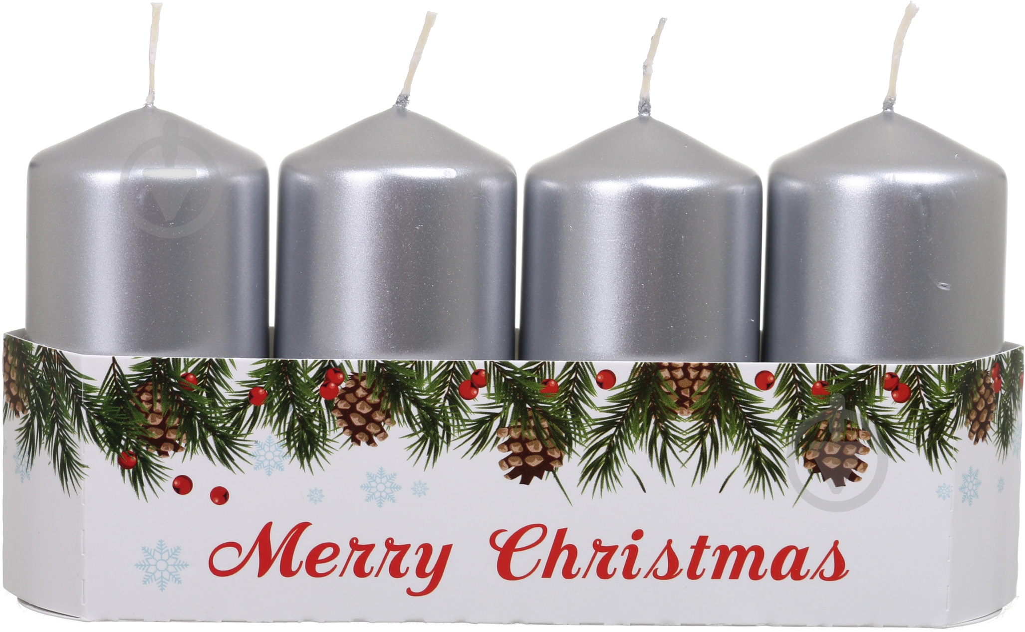 Набор свечей серебряных 4 шт. Pako-If - фото 3