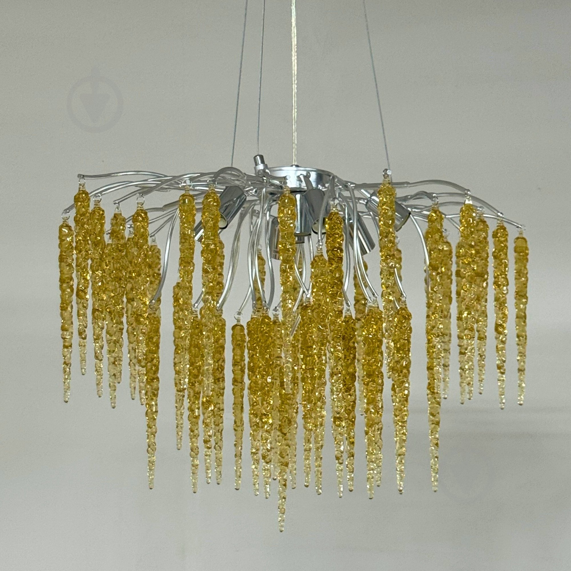 Люстра підвісна Sirius Willow E14 золотий WM-7019 - фото 1 Люстра підвісна Sirius Willow E14 золотий WM-7019 - фото 1